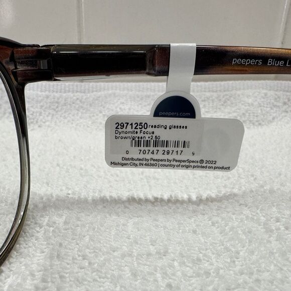 Anthropologie Reading Glasses Peepers 2.50 Blue Light Blocking Dynamite • NEW • - Picture 9 of 14